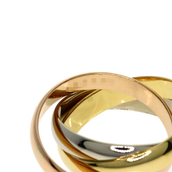 CARTIER 18k Pink Trinity Ring #48 - Picture 4 of 9